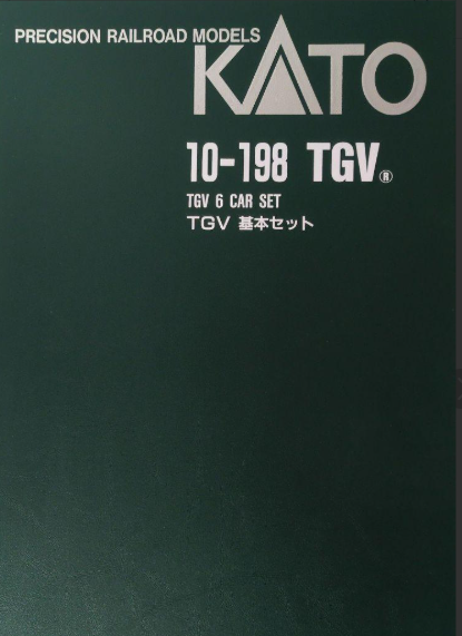 KATO N gauge TGV 6-car basic set with motor 10-198 Precision
