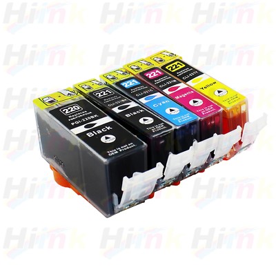 5Pk PGI220 CLI221 Ink Cartridges for Canon Printer Pixma MX860 MX870 MP560