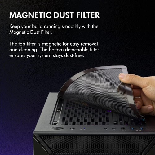 Elegant Gaming PC Case - i3 NEO Mid Tower with RGB Fans & Easy Access Design - Picture 7 of 11