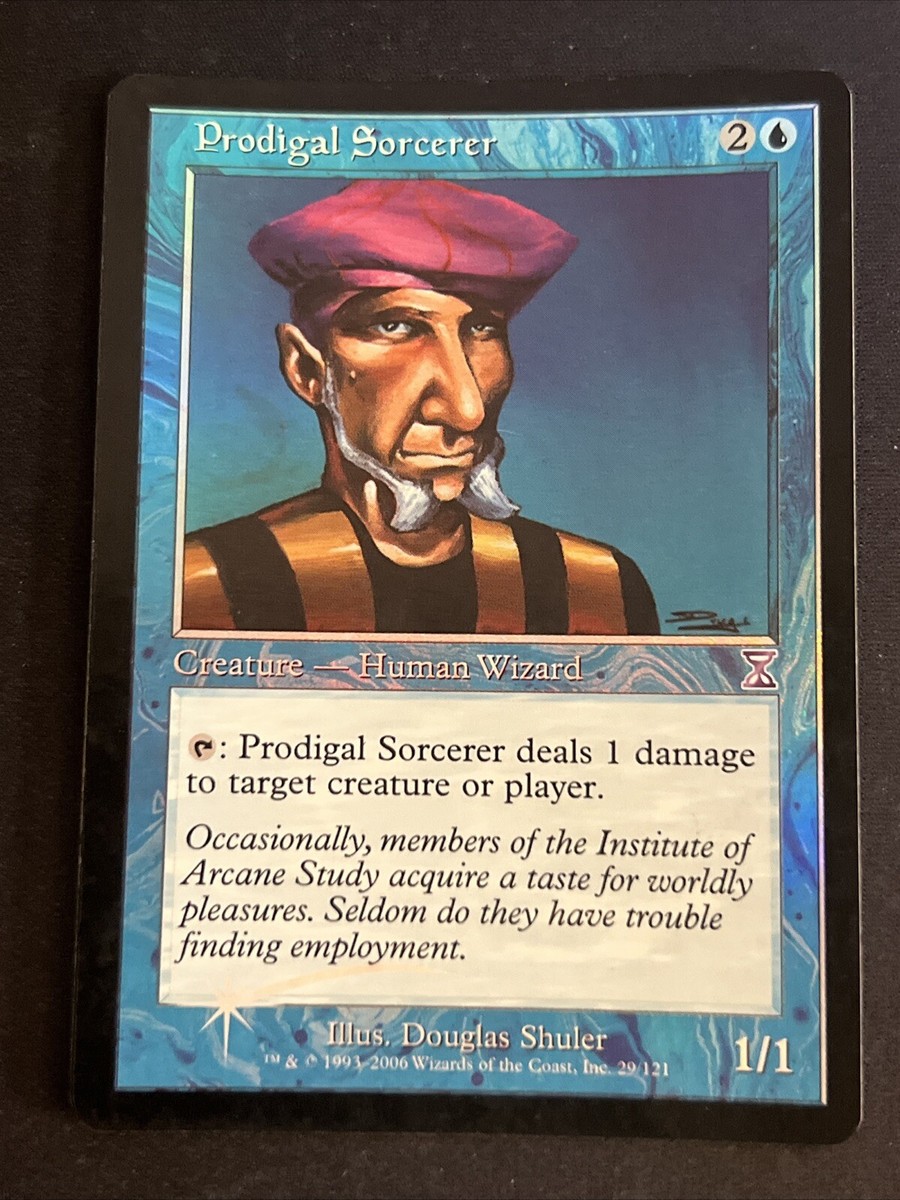 1x Foil Prodigal Sorcerer (29) Time Spiral Timeshifted MP MTG