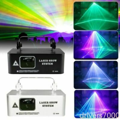 500mw LED Stage Laser Light DMX RGB Strobe Scan Projector DJ Disco Party Lamp
