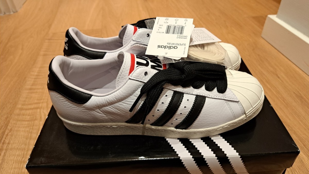 Adidas Originals Superstar 80s RUN DMC Men’s Size M17513 of 1000 Rare