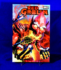 RED GOBLIN #1 EXCLUSIVE VARIANT EDITION SIGNED IN GOLD BY ARTIST MIKE MAYHEW
