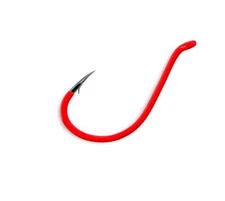 Gamakatsu Fluorescent Red Loose Octopus Fishing Hooks Choice of Sizes