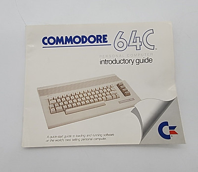 Commodore 64C Personal Computer Introductory Guide Book Manual