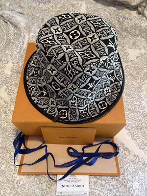 LOUIS VUITTON Since 1854 Jacquard Bob Bucket Hat COTTON  display picture 3
