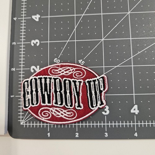 Cowboy Up - Embroidered Patch - Picture 3 of 3