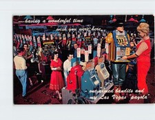 Postcard Gambling Casino Las Vegas Nevada USA