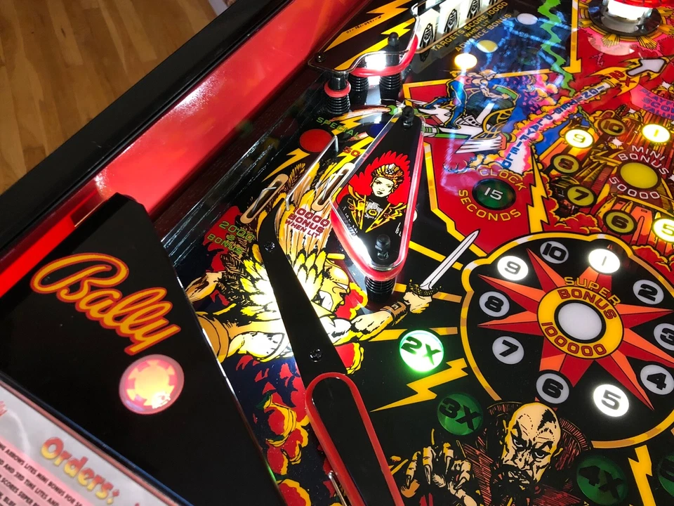 Beautifully restored! Flash Gordon 1981 Bally pinball machine! New playfield! - Image 4 of 4