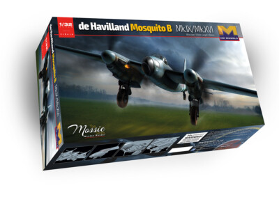 HK Model 01E016 1/32 Scale de Havilland Mosquito B Mk.IX/Mk.XVI (Plastic model)