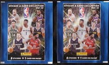 Bustine di figurine e cards NBA 2021-22 Sticker & Card Collection Panini a scelt