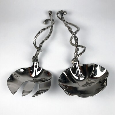 Michael Aram Twisted Vine Collection Wisteria Serving Set Fork and Spoon Retired