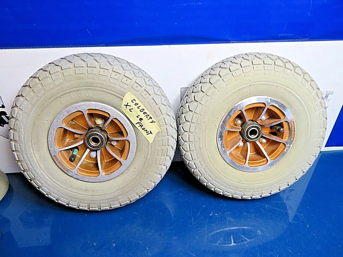 PRIDE Celebrity XL Cheng Shin 4.00-5 FRONT Tires / Wheels Mobility Scooter #4371