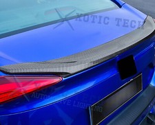 Carbon Look Rear Trunk Lip Wing Spoiler Tail Lid For Honda Civic Sedan 2016-2021