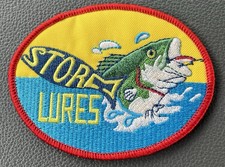 Storm Lures Fishing Vintage Style Retro Iron Sew On Patch Cap Hat