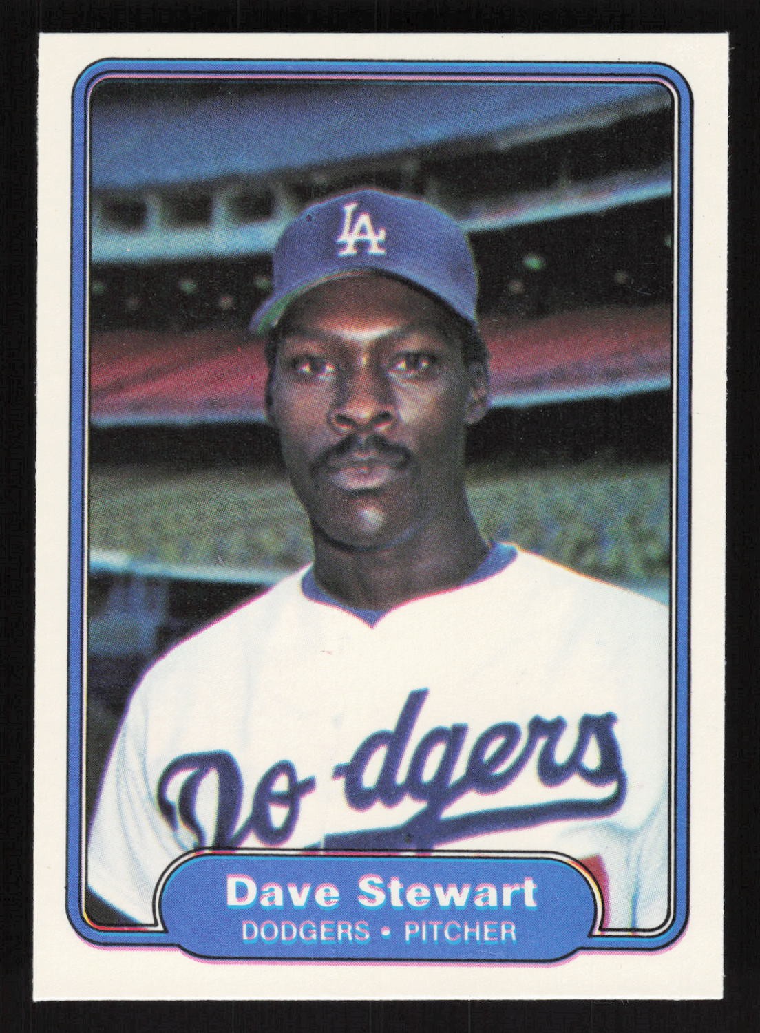 Dave Stewart 1982 Fleer #24 Card TCCCX