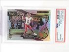 JAYDEN DANIELS 2024 SELECT SNAPSHOTS ROOKIE SILVER PRIZM A RC PSA 10 Q0004