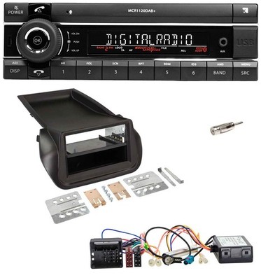 Kienzle Bluetooth CAN-Bus USB DAB Autoradio für Citroen Nemo 2008-2015 schwarz