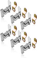 6 Pcs Cam Lock Thumb Operated Cabinet 7/8" Non-Locking Compartment for Camper, V