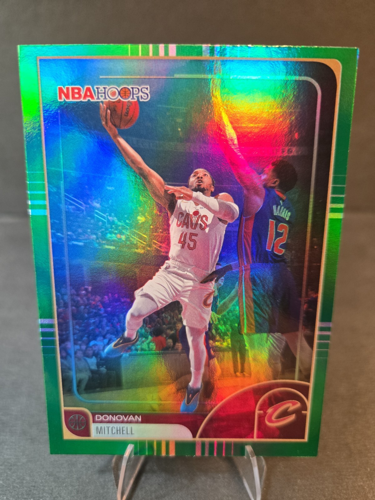 Donovan Mitchell 2025-26 Topps NBA Hoops Green Card # 76 Cavaliers