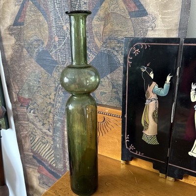 Nanny Still Style Bottle Vase Mid Century Green Excellent Condition
