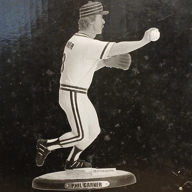 Phil Garner Pittsburgh Pirates Baseball Bobblehead Figurine w/ Display Base
