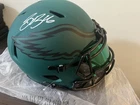 SAQUON BARKLEY SIGNED PHILADELPHIA EAGLES Full size RAVE ALT with Visor BAS cert