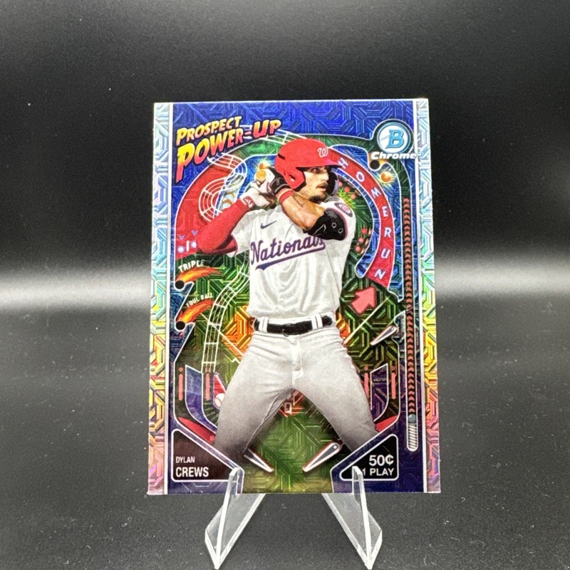 2024 Bowman - Mega Box Chrome Prospect Power-Up Dylan Crews #PP-10 (RC)