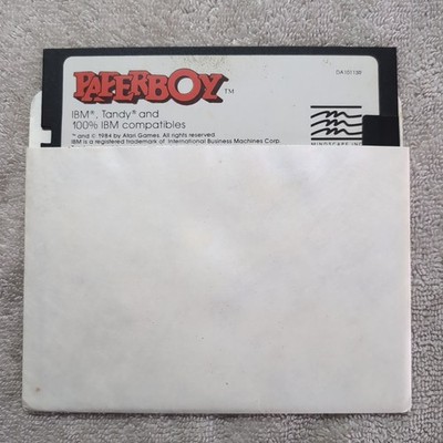 Paperboy 1984 Mindscape IBM Tandy 5.25'' Floppy