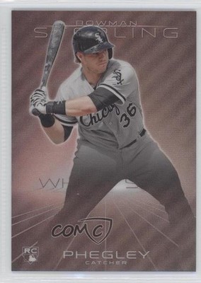 2013 Bowman Sterling Refractor 37/199 Josh Phegley #45 Rookie RC 0f8