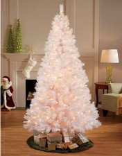 SHATCHI 7ft PreLit Artificial Christmas Tree Alaskan Pine 200 Warm white leds