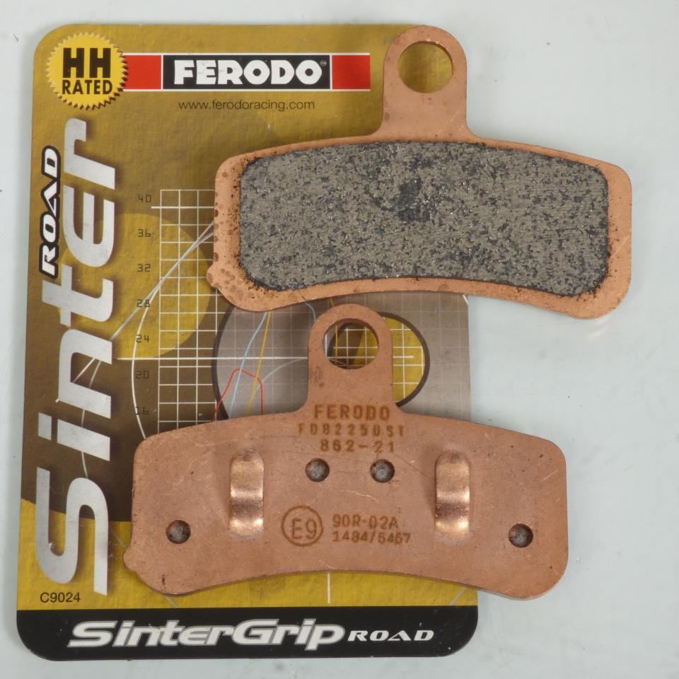 Plaquette de frein Ferodo friction stable en métal fritté pour Harley 1690 FLSTC 2013