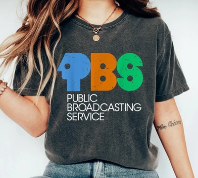 #ad new Protect PBS Logo T shirt Retro Public Broadcasting Service Shirt cute $19.99
