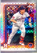 2025 Topps Chrome Shay Whitcomb X Fractors RC #251 Astros