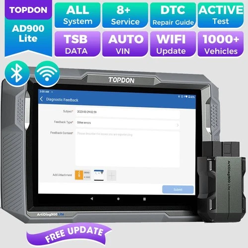 2026 Newest TOPDON ArtiDiag900 Lite Bidirectional Bluetooth Car Diagnostic Tool - product listing photo
