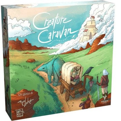 CREATURE CARAVAN Brettspiel IN ITALIENISCH ghenos games ABENTEUER Alter 8+