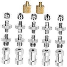 22Pack Camera Screw Adapter 1/4 to 1/4 Screw to 3/8 Tripod 22Pcs Camera Screw