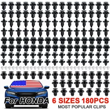 180 x ForHONDA CIVIC ACCORD Trim Panel Clips Bumper Fender Fastener Push Rivets