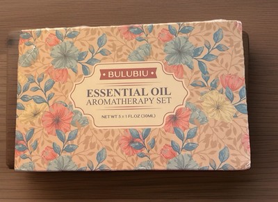 Bulubiu Essential Oil Aromatherapy Set- (5) 1oz (30ml) Bottles