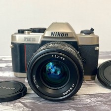 Nikon FM10 SLR 35mm Film Camera w/ AF NIKKOR 35-70mm F3.3-4.5 Lens From Japan