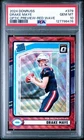 Graded 2024 Panini Donruss Drake Maye #379 Optic Red Wave Football Card PSA 10