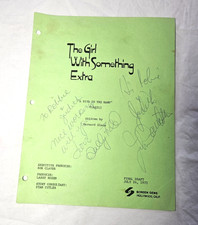 RARE 1973 The Girl With Something Extra script cover signed by Sally Field