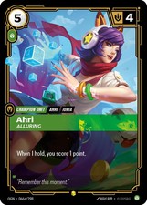 Foil - Ahri - Alluring (Alternate Art) - 066a/298 / NM / English Riftbound — live eBay listing