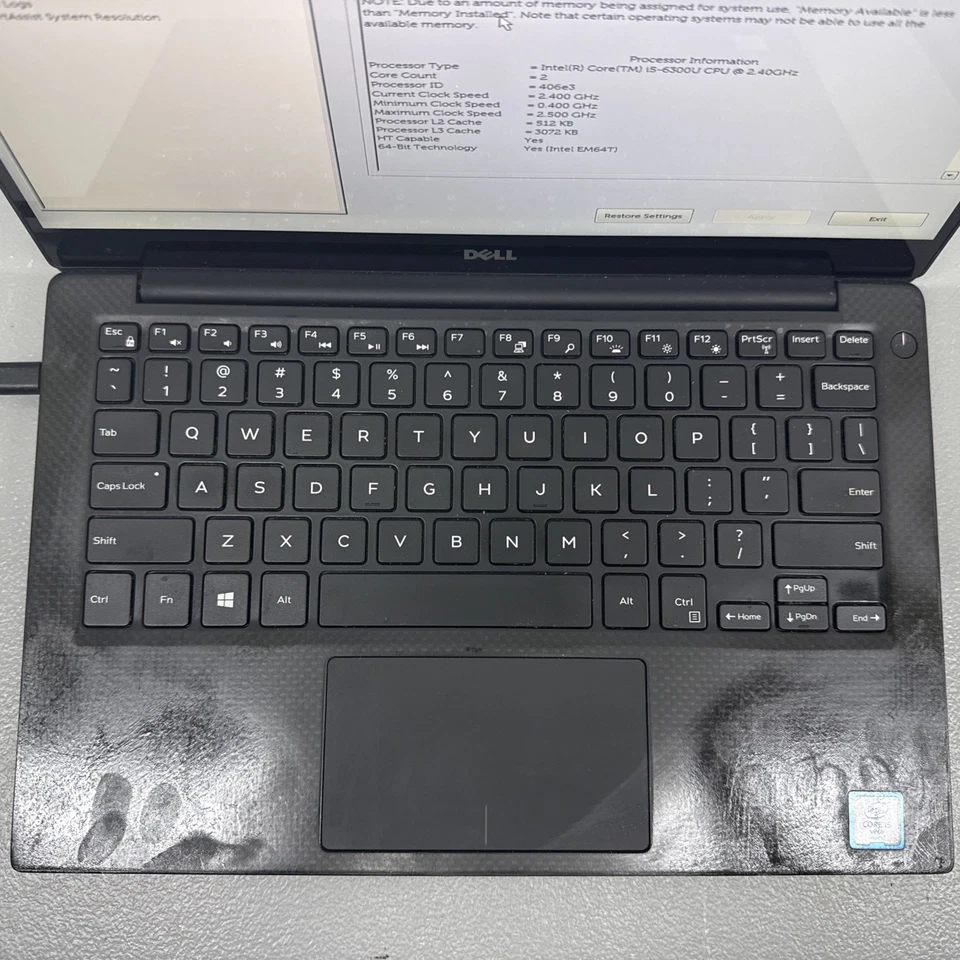 Dell XPS 13 9350 13.3" – Intel Core i5-6300U 2.3GHz | 8GB RAM | No SSD | - Image 3 of 4