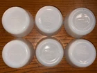 Vintage GlasBake White Milk Glass Ramekin Custard Cups Set of 6 USA FREE SHIP!