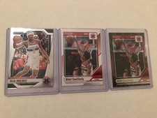Lot of 3 Bilal Coulibaly Washington Wizards Basketball NBA Cards