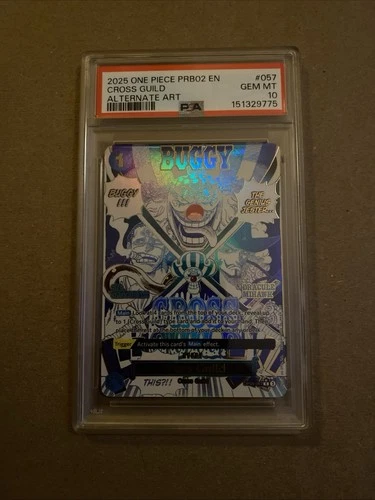 One Piece PRB02 English Cross Guild Alternate Art #OP09-057 PSA 10 💎