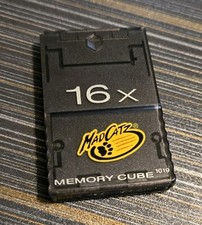 Mad Catz 16x Memory Cube Nintendo GameCube 1019 Block Black Memory Card