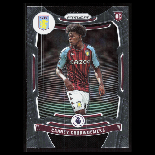 Carney Chukwuemeka Rookie #134 2021 Panini Prizm Premier League Aston Villa Card