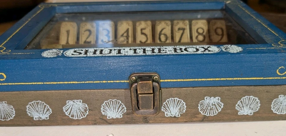 Melissa & Doug Madera Cierre la Caja Juego Dados Instrucciones Juego No Incluidas Foto 2 de 3